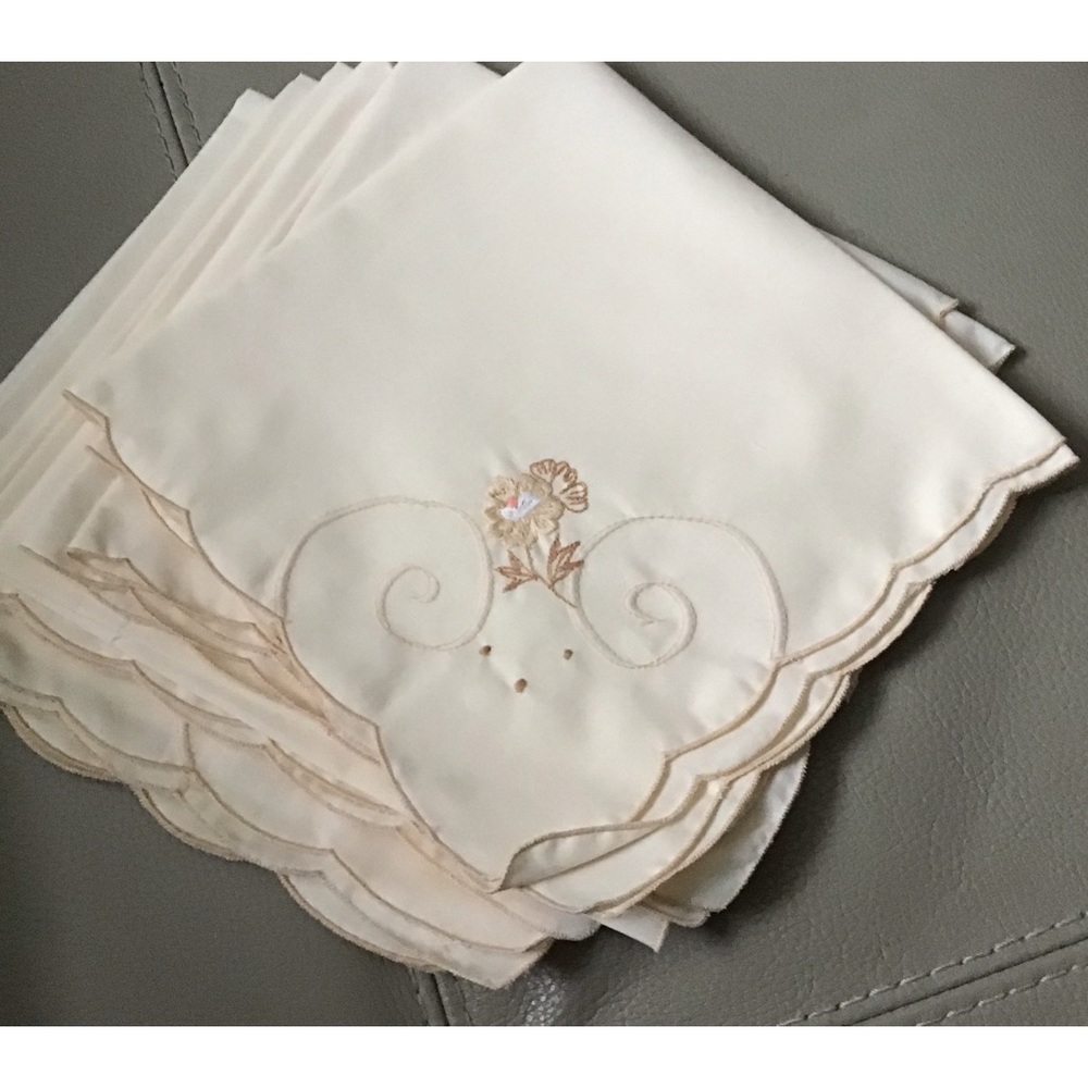 VINTAGE COTTON/LINEN SET OF 6 NAPKINS🇺🇦🇺🇦🇺🇦